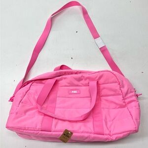 Pink travel duffle